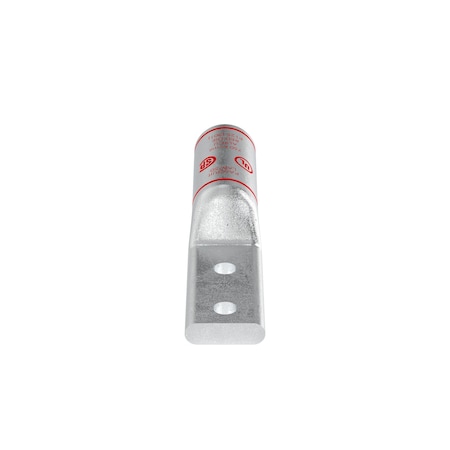 Panduit One-Hole Compression Lug, 750 kcmil Max, 1 to 2 in Stud, Standard Barrel, Aluminum, Red, 20 PK LAB750-12-20R